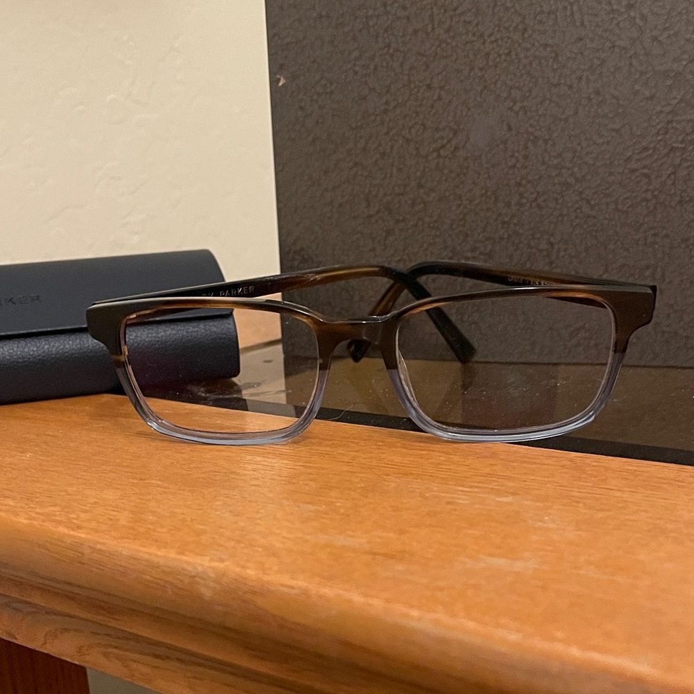 Warby Parker Brown and Gray Glasses